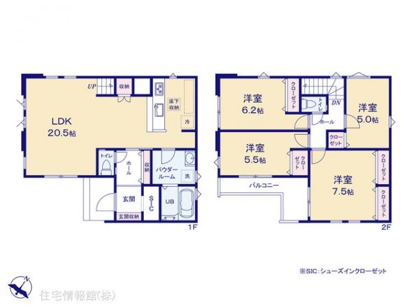 新築戸建 埼玉県草加市遊馬町293-4 日暮里・舎人ライナー見沼代親水公園駅 5,299万円
