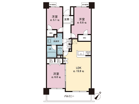 中古マンション 川崎市麻生区王禅寺東３丁目 東急田園都市線たまプラーザ駅 3,280万円