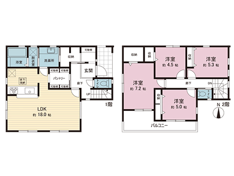 新築戸建 横浜市金沢区釜利谷西４丁目 京急本線金沢文庫駅 6,980万円