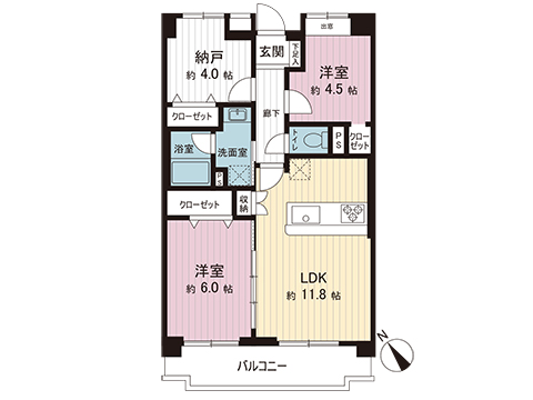 中古マンション 相模原市緑区西橋本４丁目 JR横浜線橋本駅 2,180万円