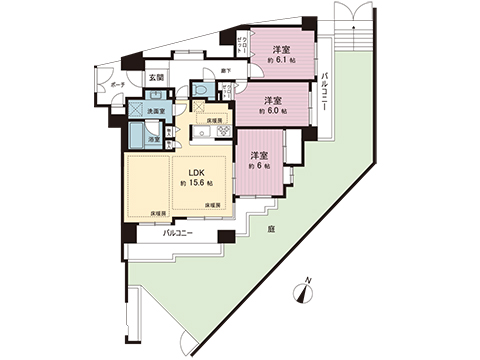 中古マンション 八王子市東中野 多摩モノレール中央大学・明星大学駅 3,480万円