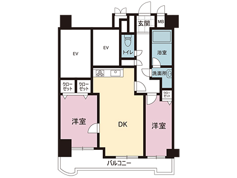 中古マンション 海老名市中央３丁目 小田急線海老名駅 2,880万円