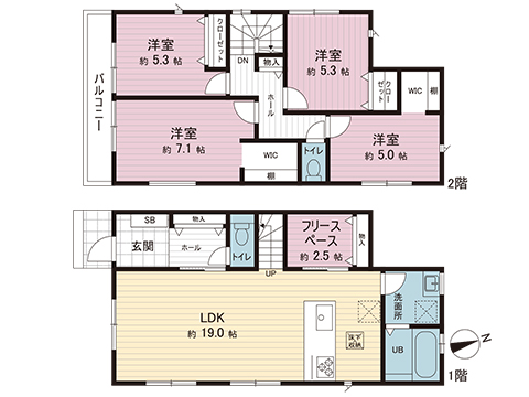 新築戸建 川崎市麻生区岡上 小田急線鶴川駅 4,690万円
