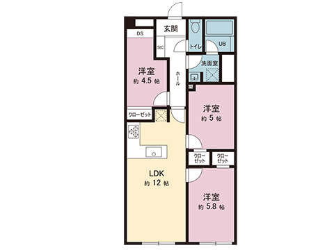 中古マンション 横浜市港北区綱島西２丁目 東急東横線綱島駅 4,899万円