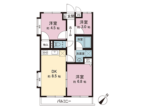 中古マンション 座間市広野台１丁目 小田急線相武台前駅 1,980万円