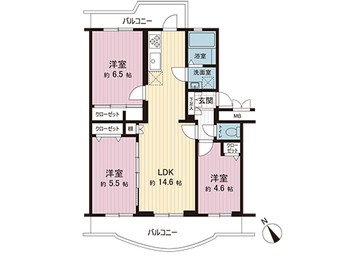 中古マンション 千葉市美浜区磯辺５丁目 JR京葉線検見川浜駅 2,190万円