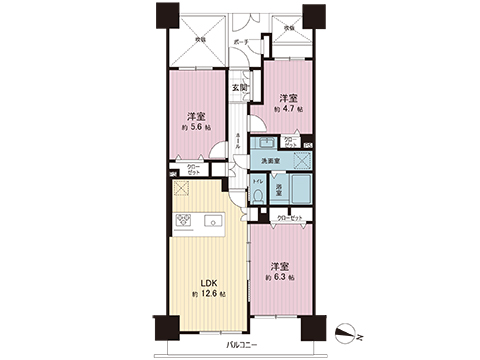 中古マンション 千葉市中央区本町２丁目 千葉都市モノレール葭川公園駅 3,590万円