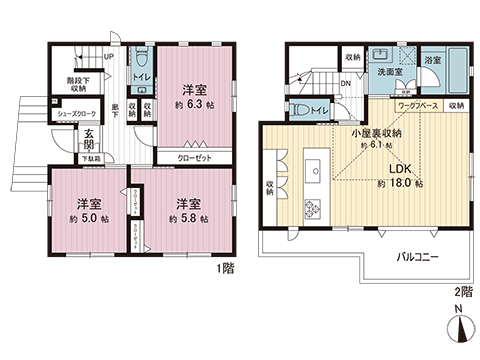 中古戸建 狭山市笹井１丁目 西武新宿線狭山市駅 3,399万円