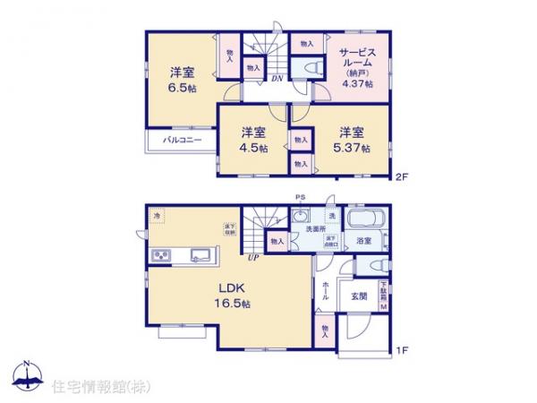 新築戸建 千葉県市川市国分２丁目2-10 京成本線市川真間駅 5,190万円