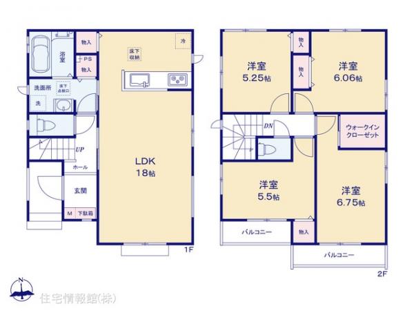 新築戸建 千葉県市川市国分２丁目2-10 京成本線市川真間駅 5,990万円