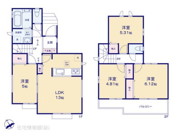 新築戸建 埼玉県川越市南大塚６丁目27-11 西武新宿線南大塚駅 2,990万円