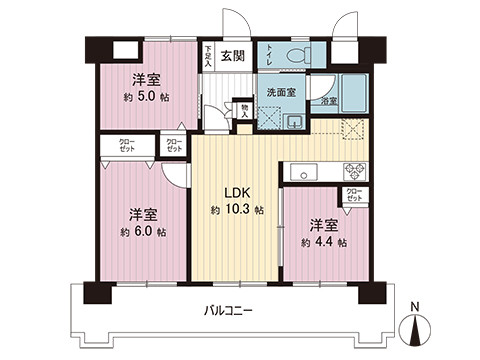 中古マンション 海老名市中央３丁目 小田急線海老名駅 3,290万円