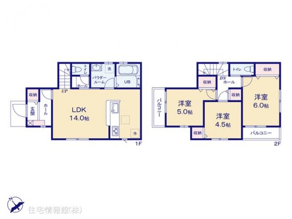 新築戸建 東京都武蔵村山市残堀５丁目49-4 JR青梅線昭島駅 3,180万円