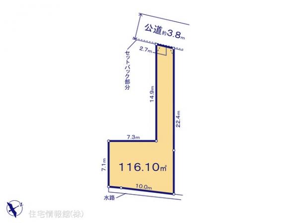 土地 千葉県船橋市三山６丁目13 京成松戸線習志野駅 1,490万円