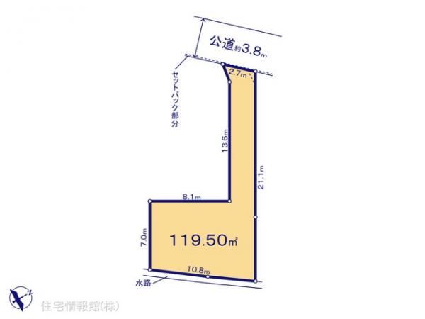 土地 千葉県船橋市三山６丁目13 京成松戸線習志野駅 1,590万円