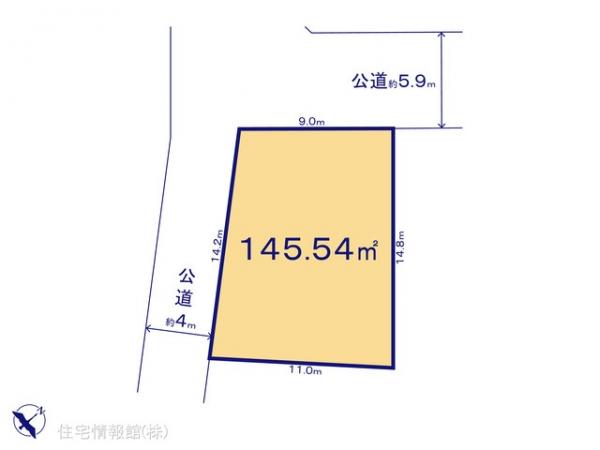 土地 千葉県柏市しいの木台２丁目17-1 東武野田線高柳駅 2,300万円