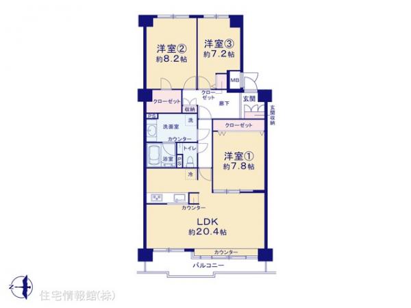 中古マンション 神奈川県横浜市泉区岡津町 相鉄いずみ野線弥生台駅 2,799万円
