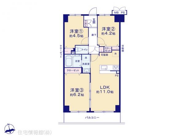 中古マンション 神奈川県座間市南栗原１丁目13-38 相鉄本線かしわ台駅 1,699万円