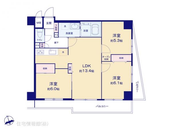 中古マンション 東京都板橋区東新町１丁目20-2 東武東上線上板橋駅 6,980万円
