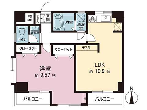 オリエンタル厚木 間取り図