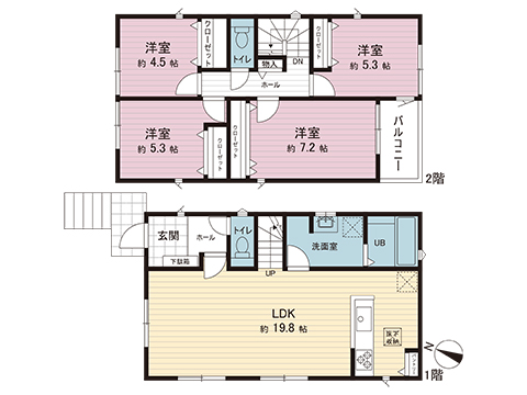 新築戸建 横須賀市森崎４丁目 京急久里浜線北久里浜駅 2,990万円