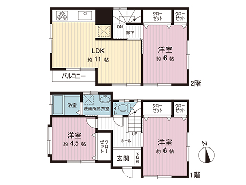 中古戸建 青梅市河辺町６丁目 JR青梅線小作駅 1,999万円