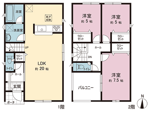 新築戸建 足柄上郡開成町延沢 JR御殿場線松田駅 2,480万円