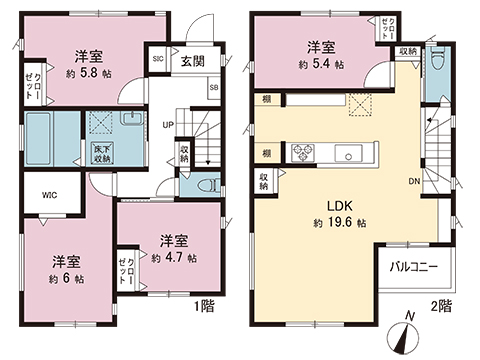 新築戸建 横須賀市平作５丁目 JR横須賀線衣笠駅 3,398万円