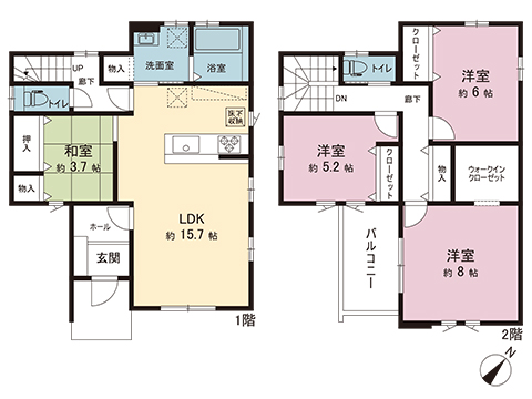 新築戸建 宇都宮市下栗町 宇都宮芳賀ライト線峰駅 3,580万円