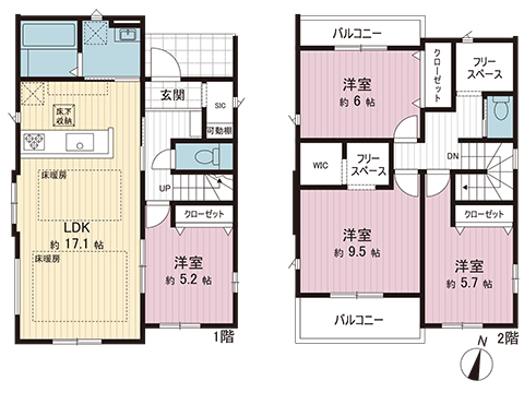 新築戸建 鎌倉市梶原３丁目 湘南モノレール湘南深沢駅 6,199万円