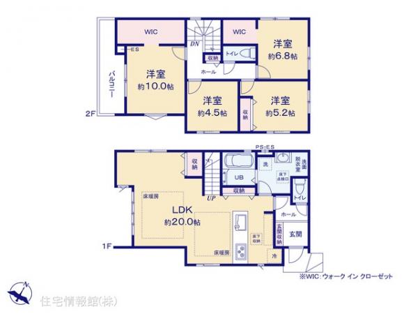 新築戸建 埼玉県さいたま市緑区大字大牧1480-15 JR武蔵野線東浦和駅 5,399万円