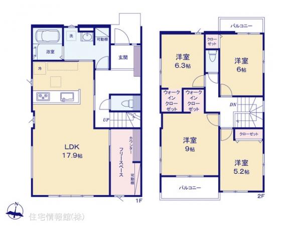 新築戸建 埼玉県草加市稲荷６丁目838-2 東武伊勢崎線草加駅 5,098万円