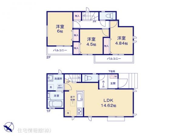 新築戸建 東京都調布市富士見町３丁目12-5 京王線西調布駅 6,390万円