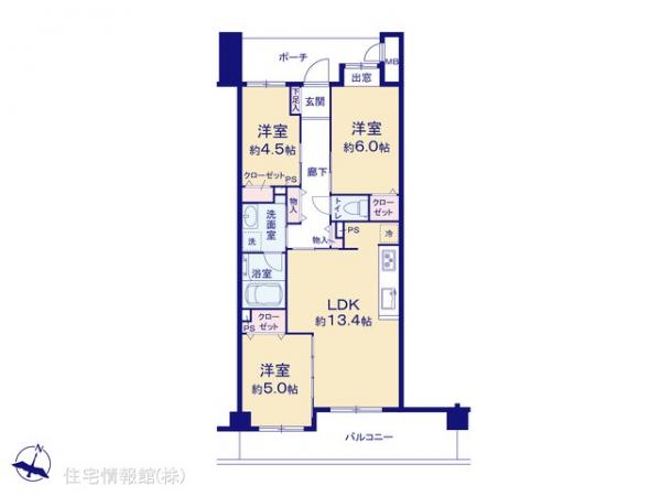 中古マンション 神奈川県大和市中央林間西６丁目8-23 東急田園都市線中央林間駅 4,399万円