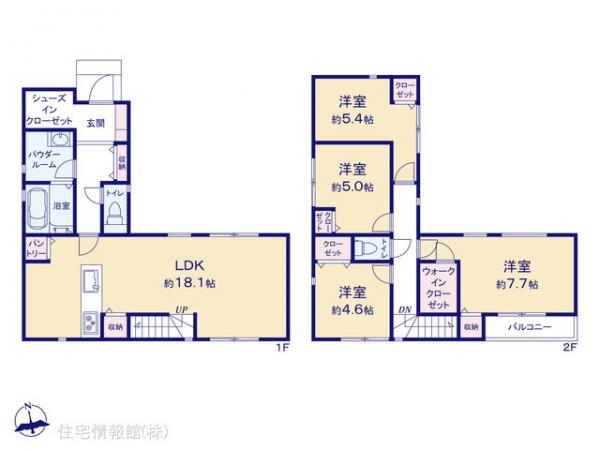 新築戸建 神奈川県横浜市旭区東希望が丘170-59 相鉄本線希望ヶ丘駅 6,180万円