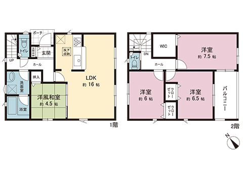 新築戸建 南埼玉郡宮代町字中島 東武伊勢崎線東武動物公園駅 3,180万円