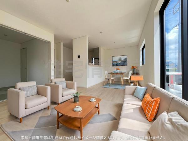 南埼玉郡宮代町字中島 戸建 リビング
