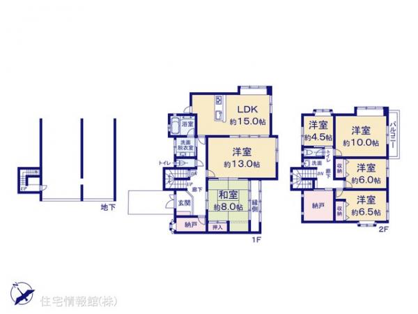 中古戸建 神奈川県横浜市鶴見区梶山２丁目21-8 JR京浜東北線鶴見駅 5,290万円