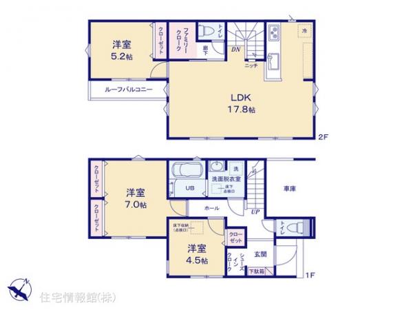 新築戸建 神奈川県相模原市中央区上溝３丁目5-16 JR相模線上溝駅 3,380万円