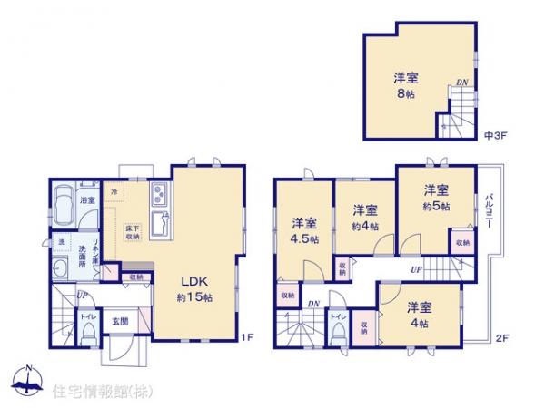 新築戸建 千葉県野田市清水146-3 東武野田線愛宕駅 3,680万円