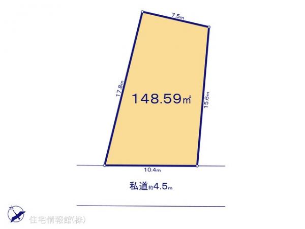 土地 東京都八王子市谷野町709-2 JR中央線八王子駅 1,580万円