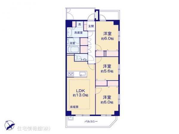 中古マンション 東京都板橋区徳丸４丁目18-5 東武東上線下赤塚駅 6,890万円