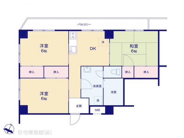 中古マンション 千葉県柏市南柏１丁目4-8 千代田常磐線南柏駅 1,499万円