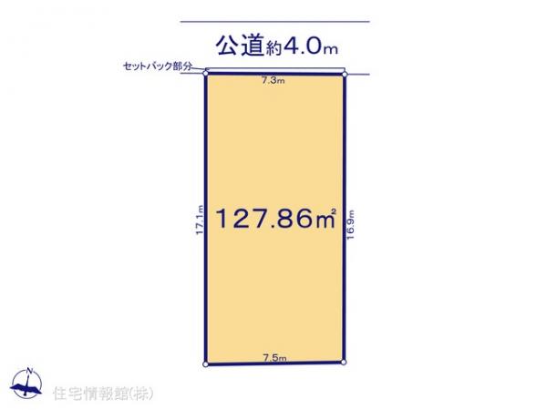 土地 埼玉県川越市宮元町30-8 西武新宿線本川越駅 1,850万円