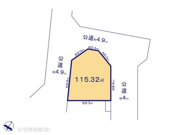 土地 千葉県船橋市大穴北２丁目588-3 京成松戸線三咲駅 2,090万円