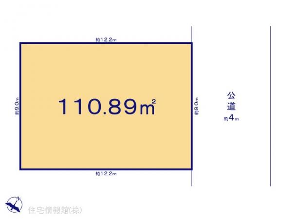 土地 千葉県船橋市大穴北２丁目588-3 京成松戸線三咲駅 1,890万円