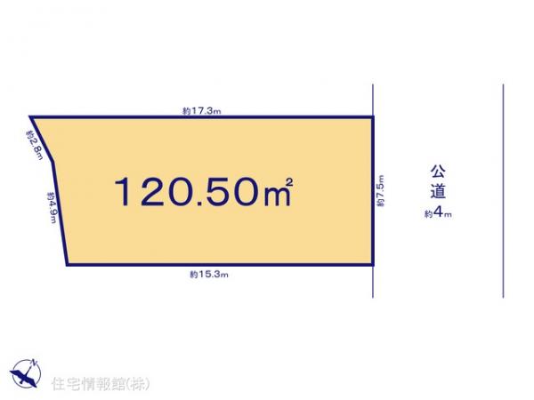 土地 千葉県船橋市大穴北２丁目588-3 京成松戸線三咲駅 1,890万円