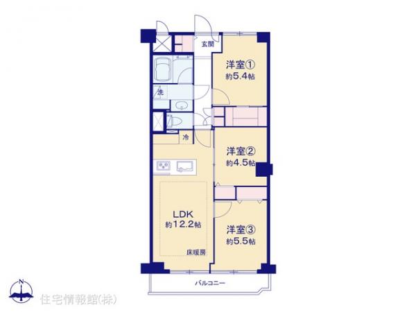 中古マンション 東京都世田谷区玉川４丁目9-27 東急田園都市線二子玉川駅 7,680万円