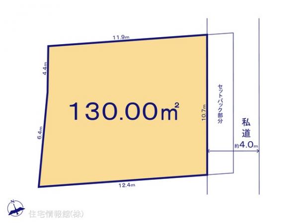 土地 千葉県鎌ケ谷市東中沢１丁目1401-28 京成松戸線北初富駅 2,900万円