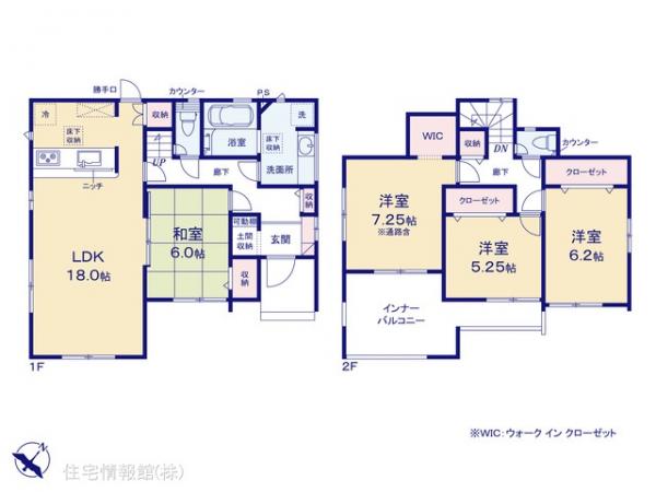 新築戸建 埼玉県草加市新里町1128-2 日暮里・舎人ライナー見沼代親水公園駅 5,180万円